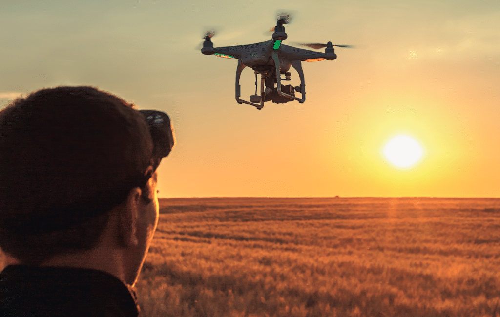 millennials farming drones