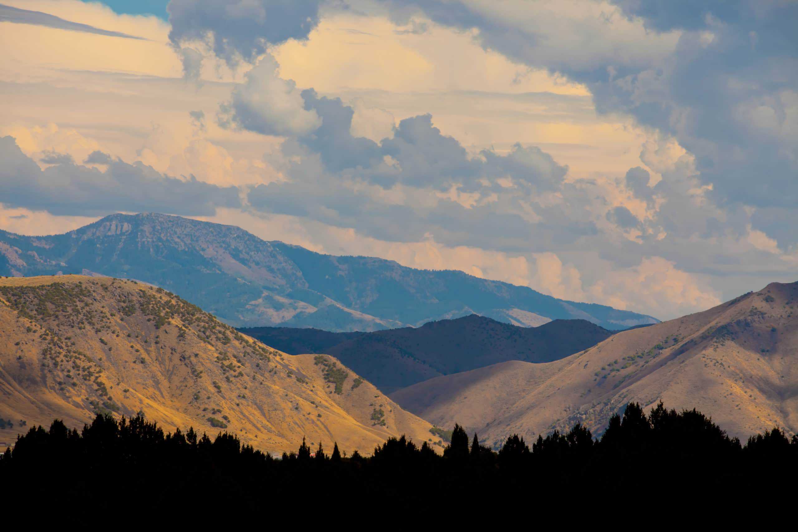 Clouds in the Idaho sky.